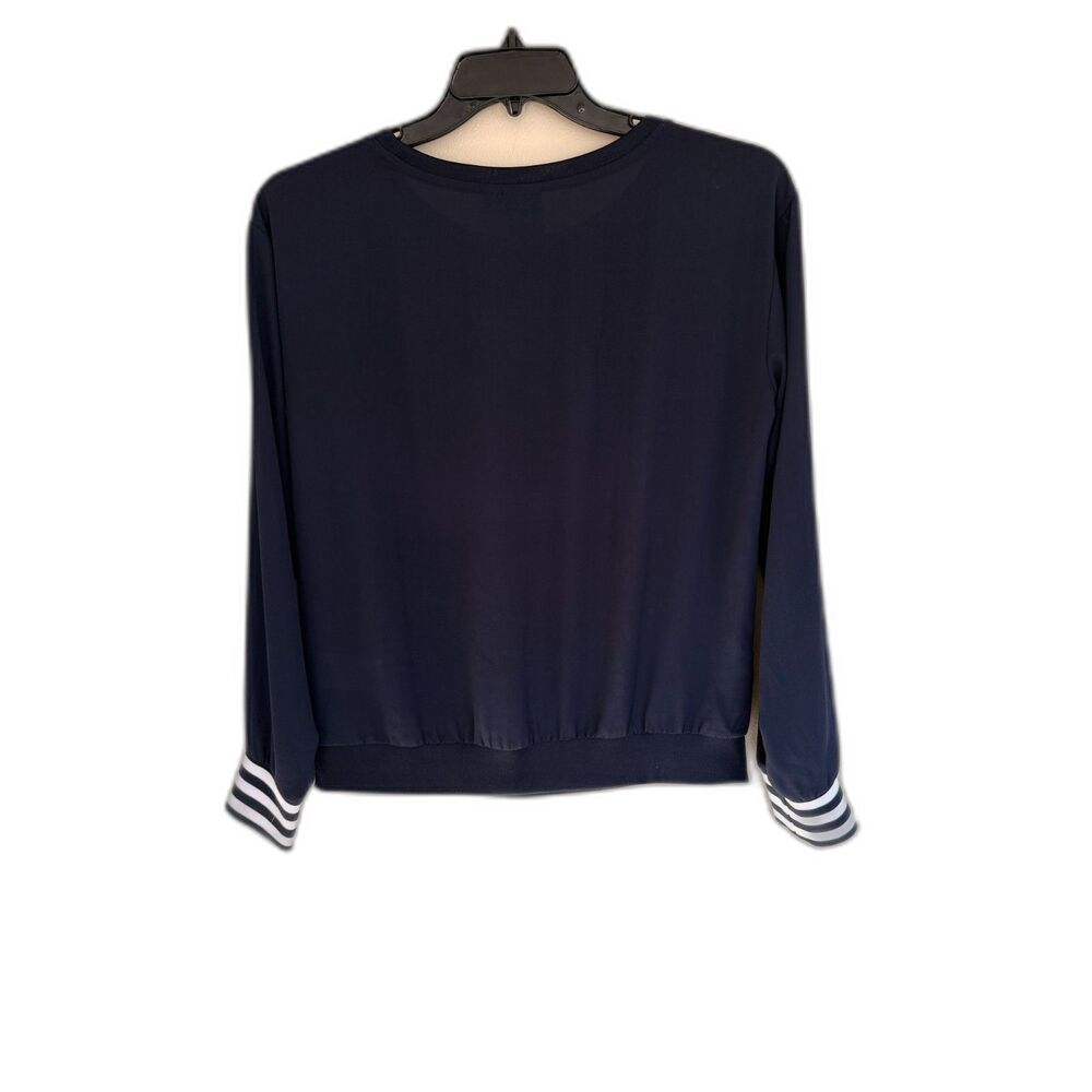 Adidas Originals Navy Blue Trefoil Wind-Shirt / Pullover -‎ Small - Picture 3 of 12